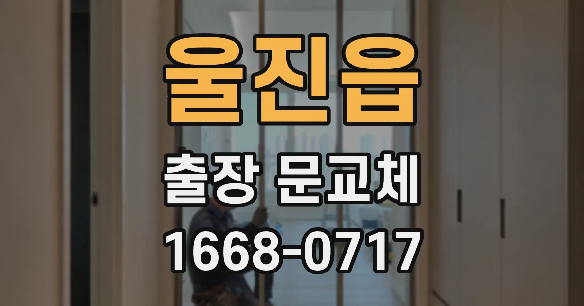 울진읍 출장 문교체