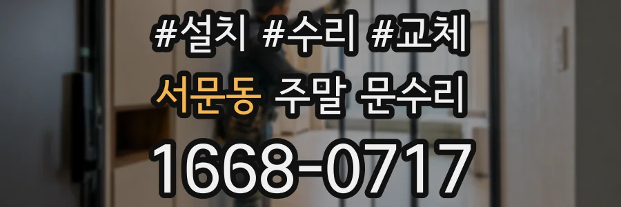서문동 주말 문수리