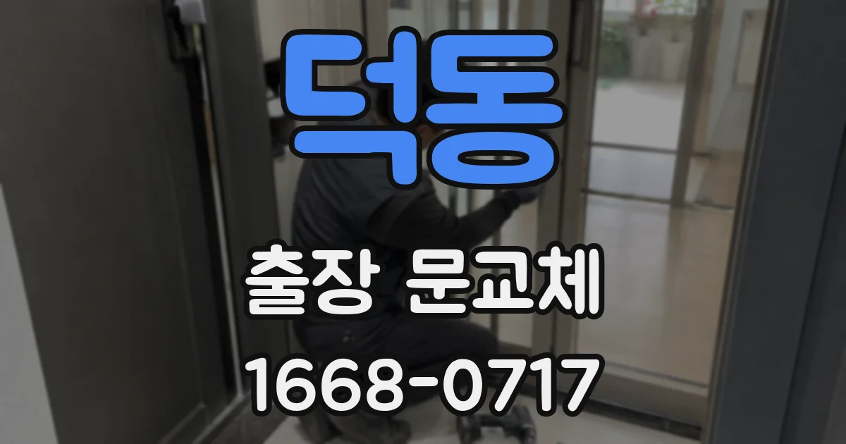 덕동 출장 문교체