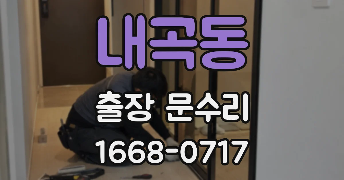 내곡동 출장 문수리