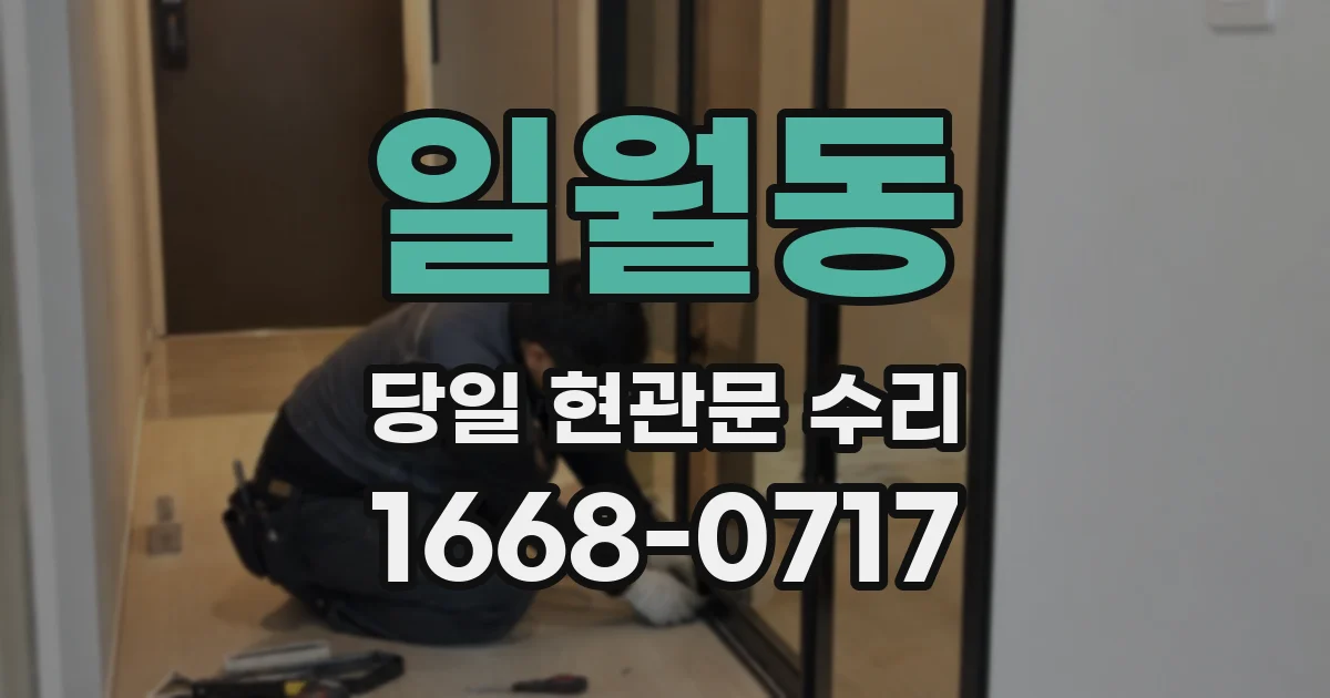 일월동 당일 현관문 수리