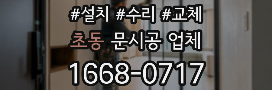 초동 문시공 업체