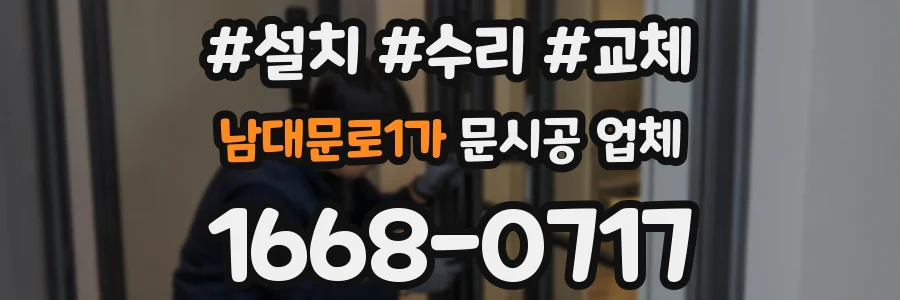남대문로1가 문시공 업체