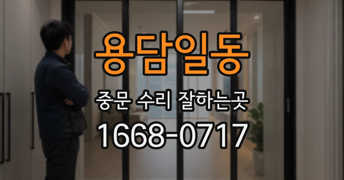 용담일동 중문 수리 잘하는곳