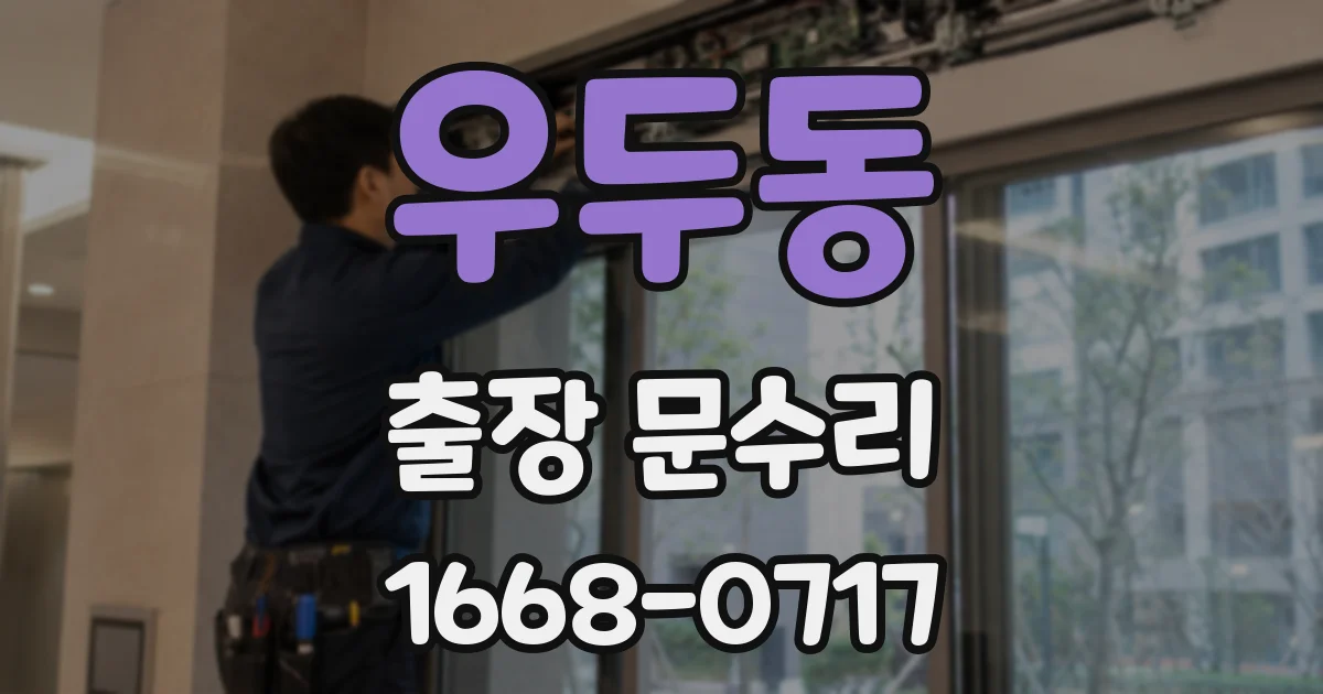우두동 출장 문수리
