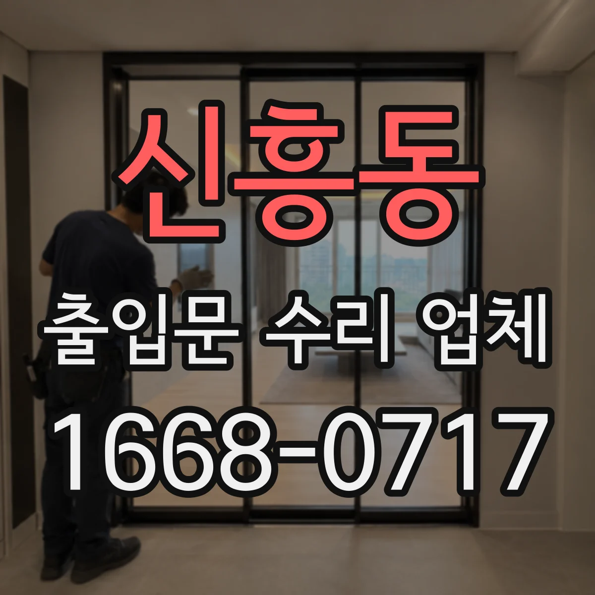 신흥동 출입문 수리 업체 통신선 문제로 출입문 제어가 지연될 때 수리