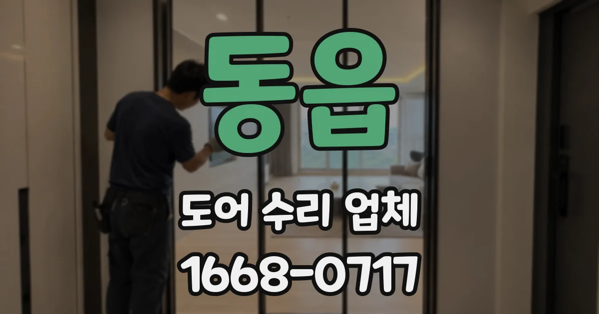 동읍 도어 수리 업체