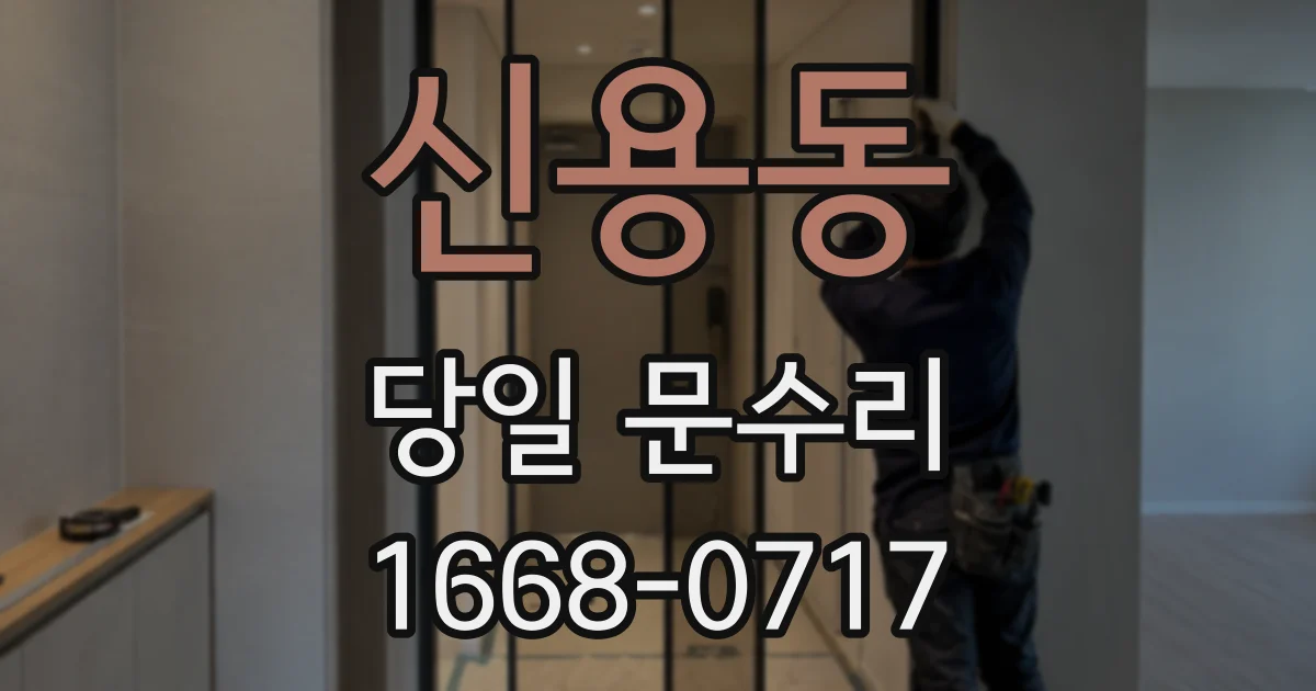 신용동 당일 문수리