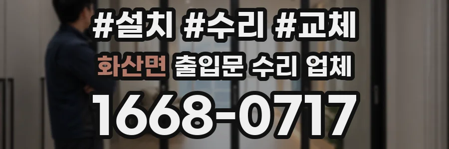 화산면 출입문 수리 업체