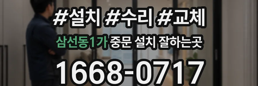 삼선동1가 중문 설치 잘하는곳
