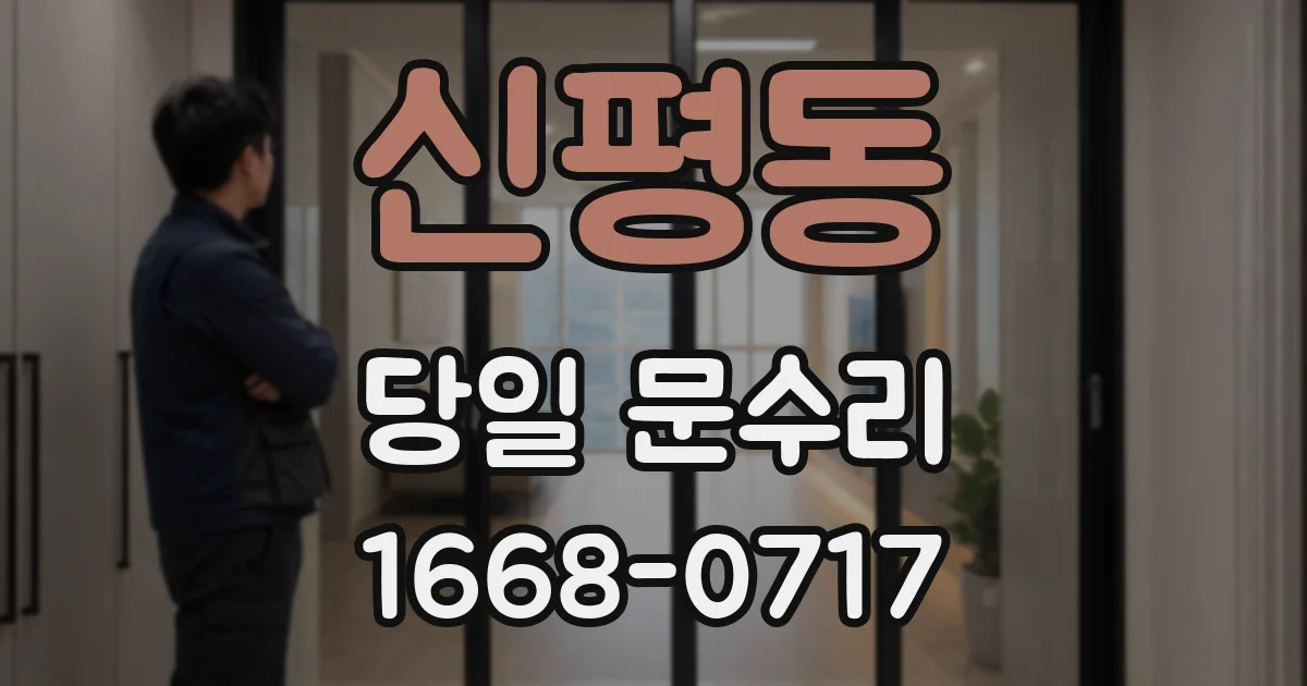 신평동 당일 문수리