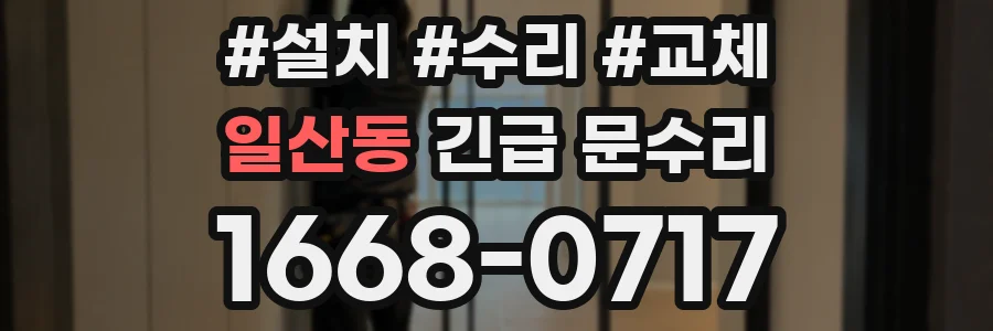 일산동 긴급 문수리