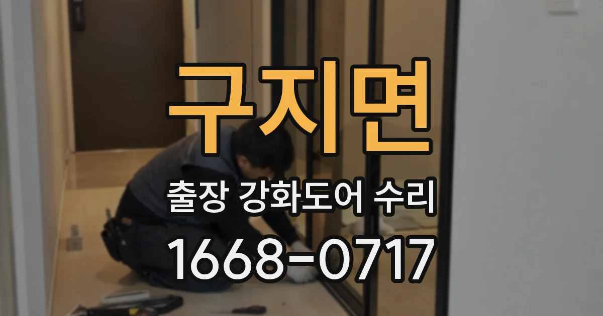 구지면 출장 강화도어 수리