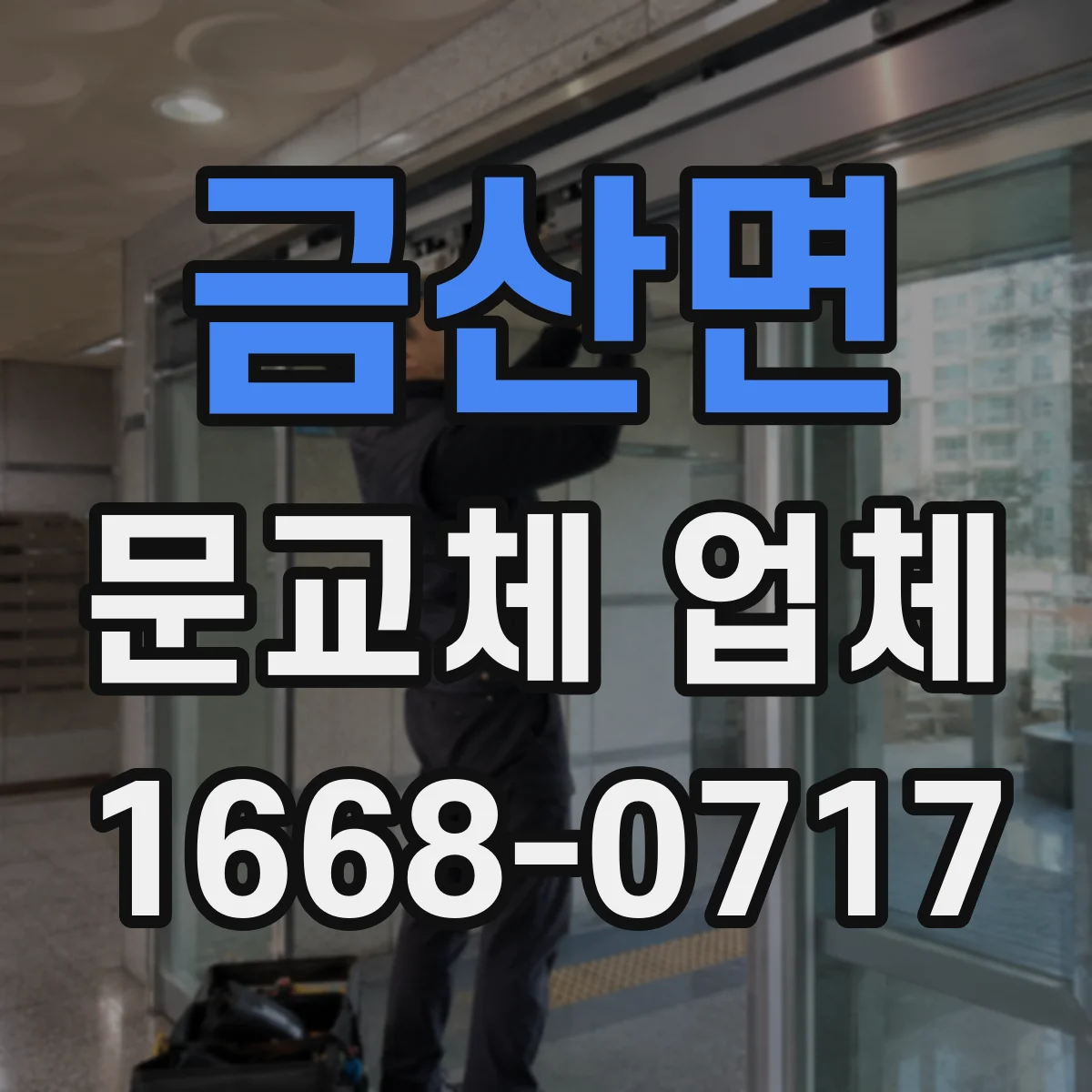 금산면 문교체 업체
