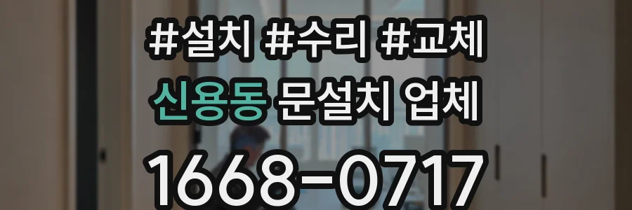 신용동 문설치 업체