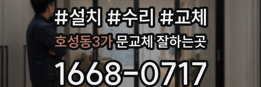 호성동3가 문교체 잘하는곳
