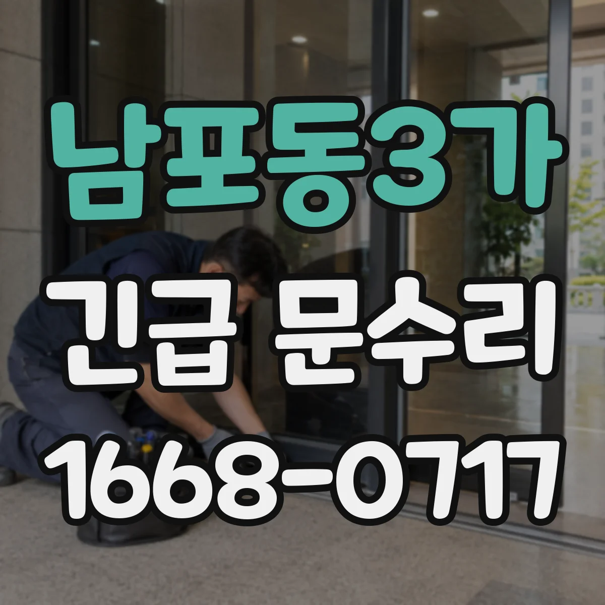 남포동3가 긴급 문수리