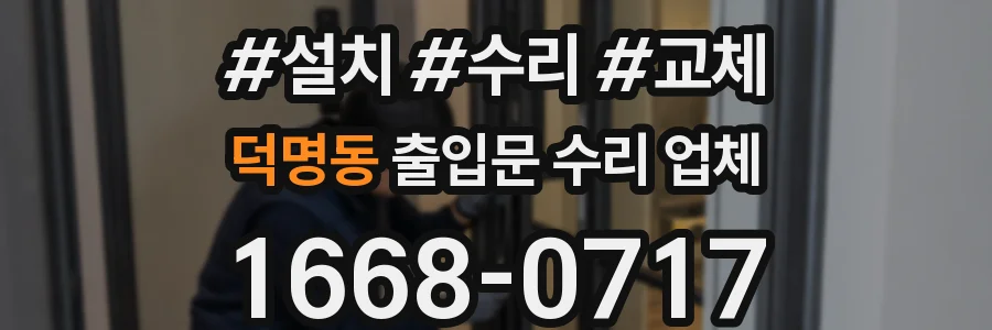 덕명동 출입문 수리 업체