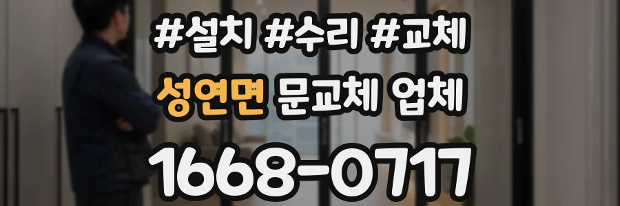 성연면 문교체 업체