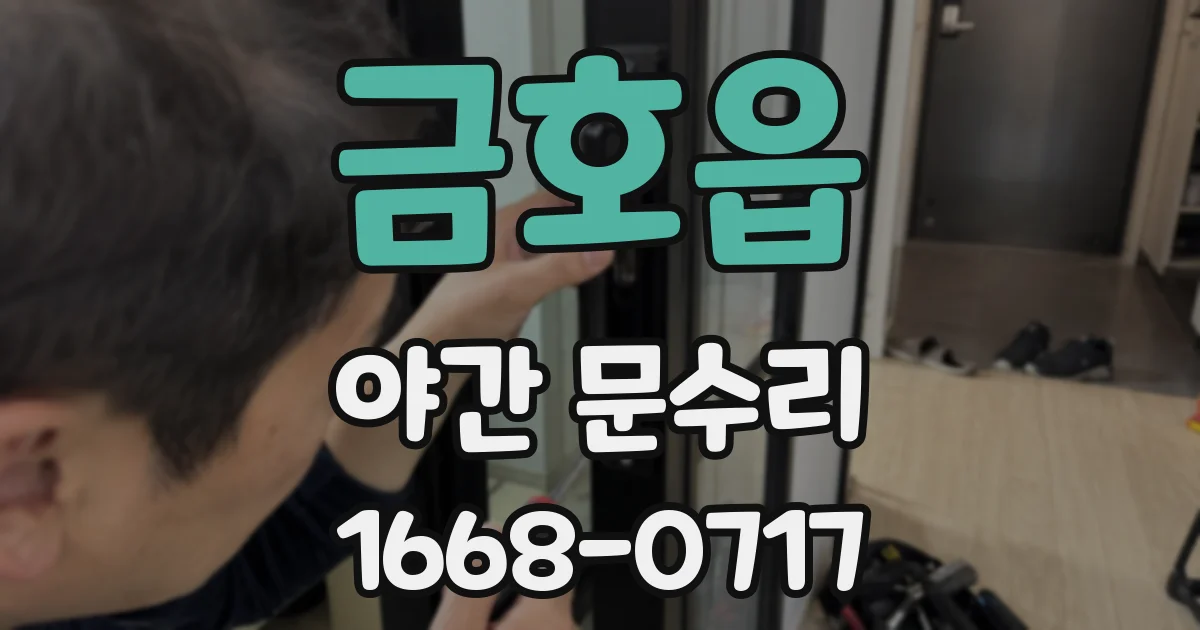 금호읍 야간 문수리