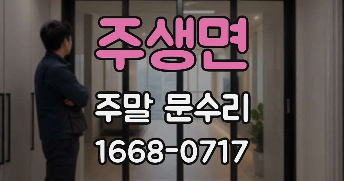 주생면 주말 문수리