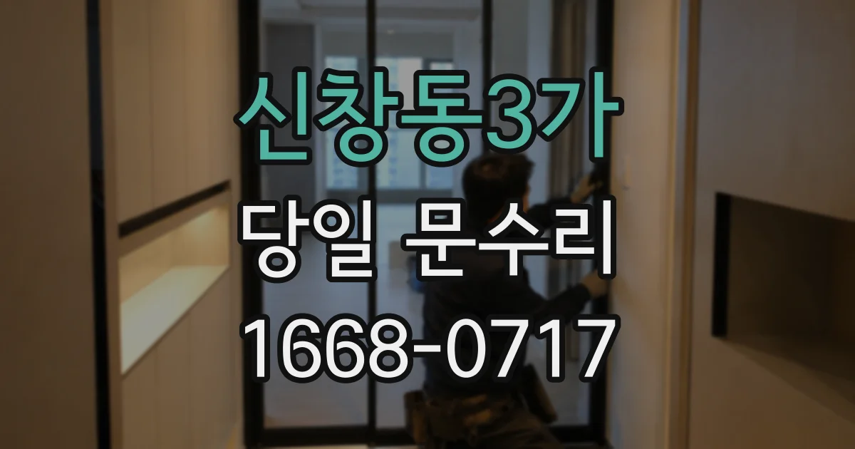 신창동3가 당일 문수리