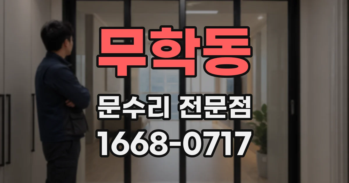 무학동 문수리 전문점