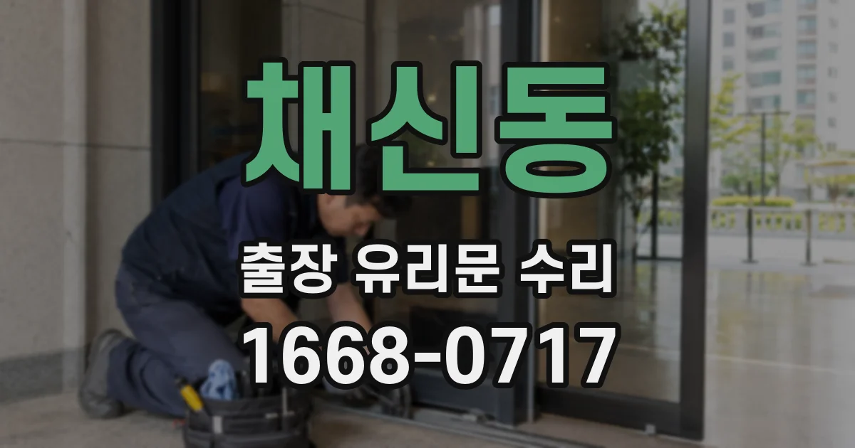 채신동 출장 유리문 수리