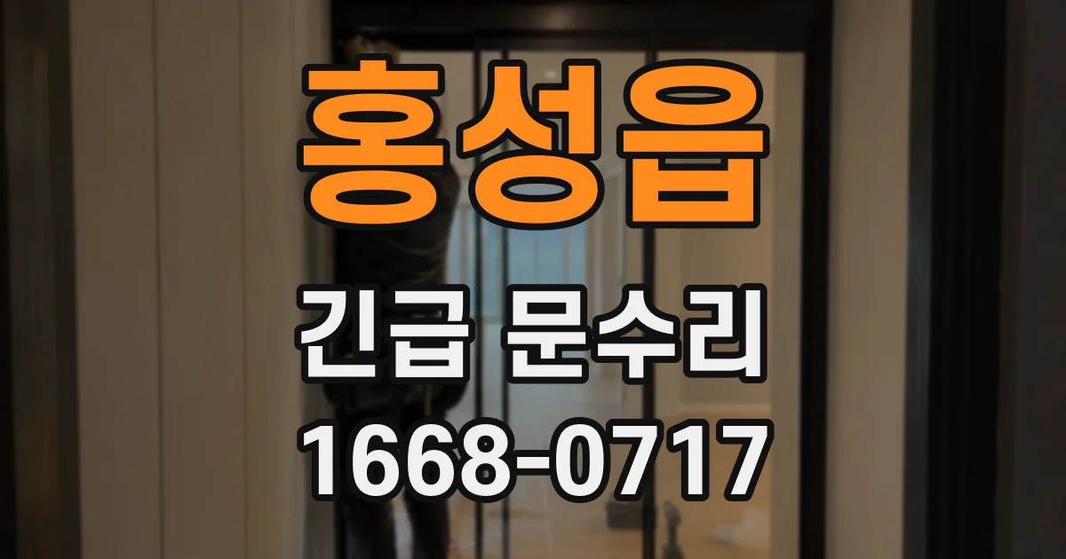 홍성읍 긴급 문수리