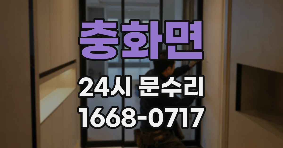 충화면 24시 문수리