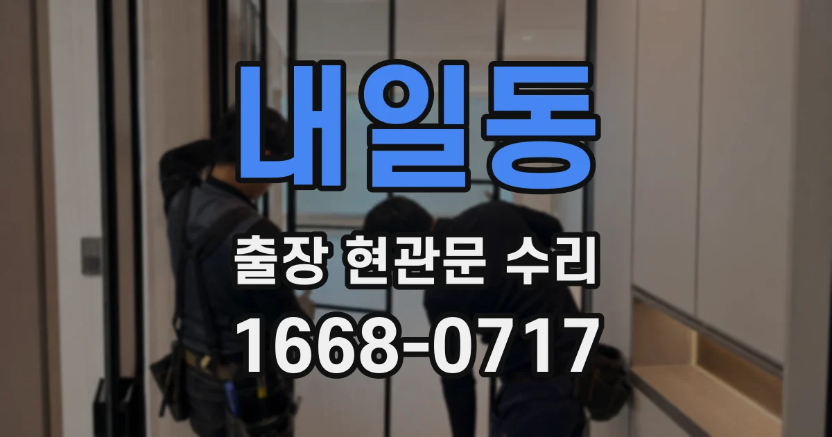 내일동 출장 현관문 수리
