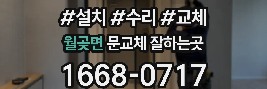 월곶면 문교체 잘하는곳