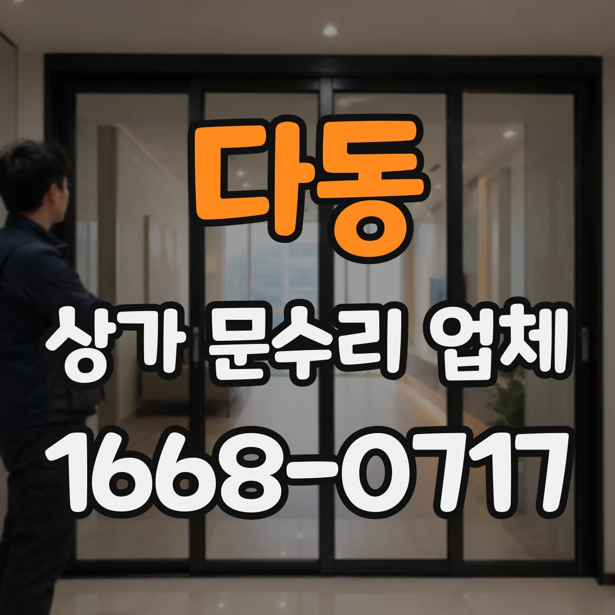 다동 상가 문수리 업체