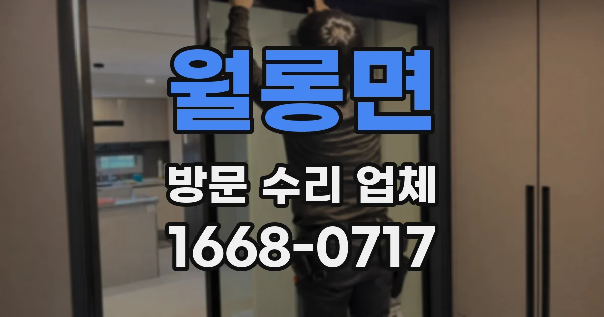 월롱면 방문 수리 업체