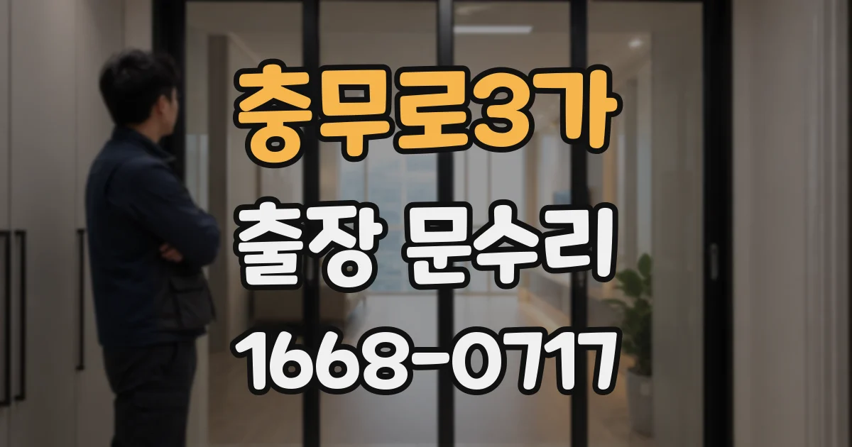 충무로3가 출장 문수리