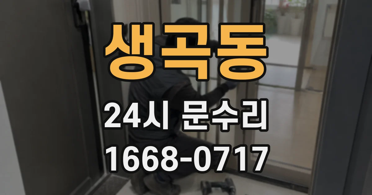 생곡동 24시 문수리