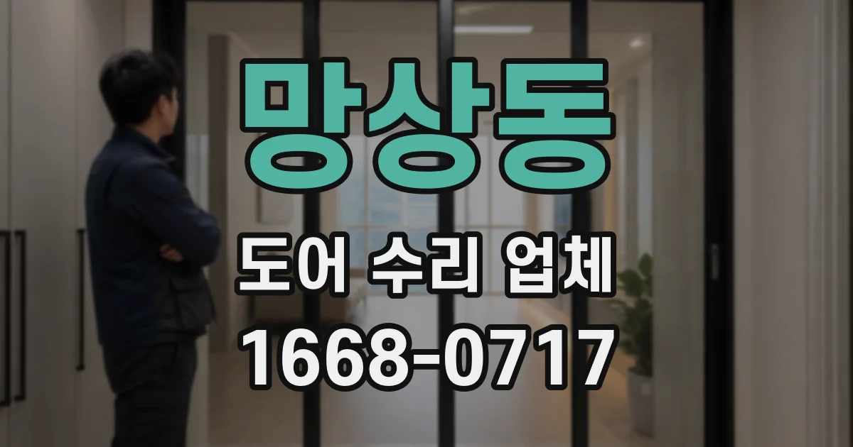 망상동 도어 수리 업체