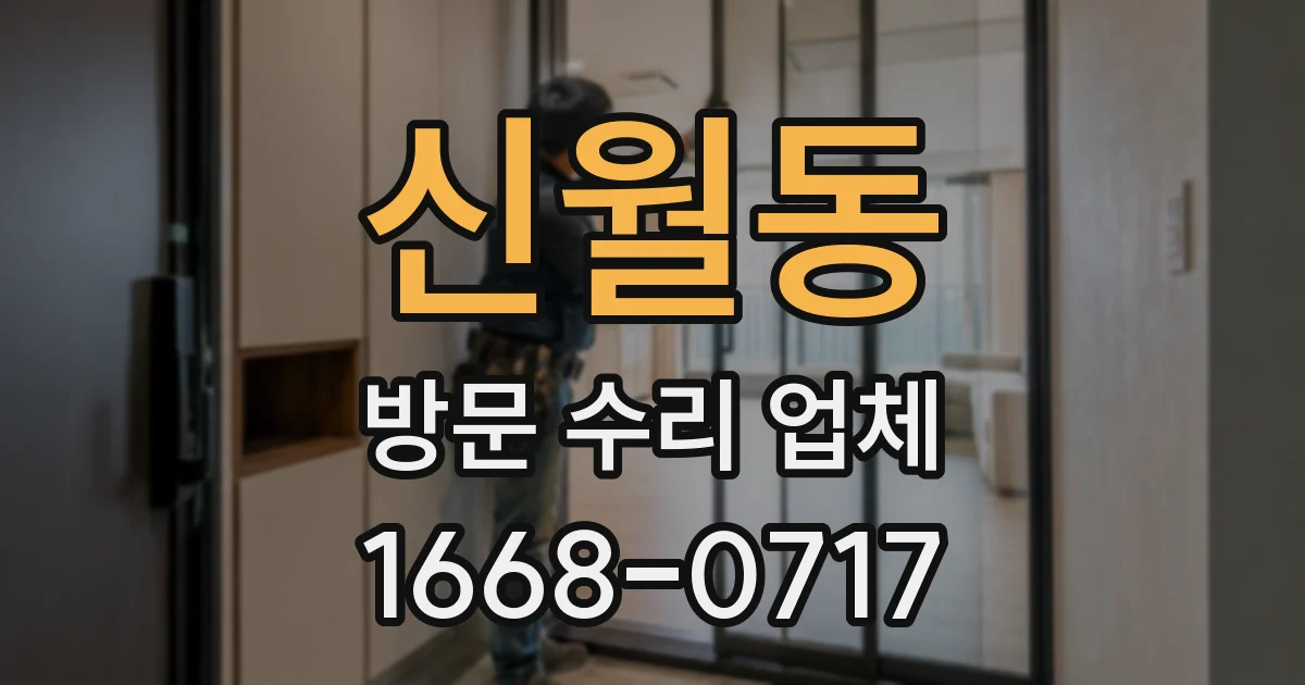 신월동 방문 수리 업체
