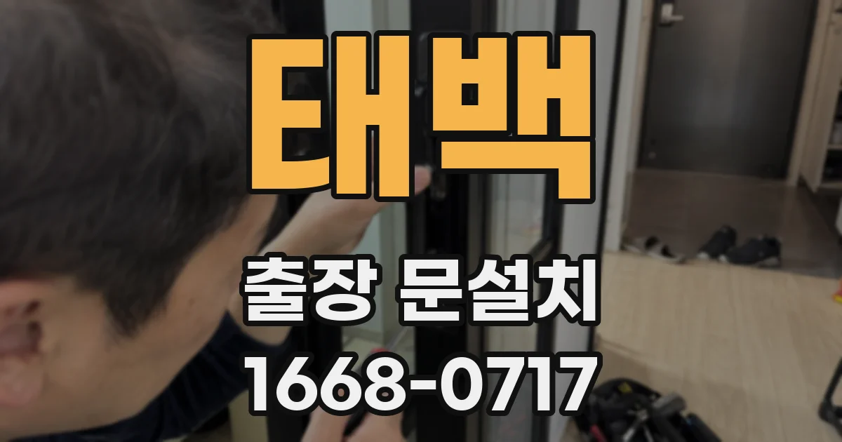 태백 출장 문설치