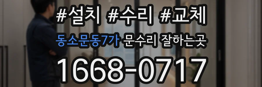 동소문동7가 문수리 잘하는곳