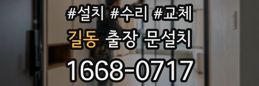 길동 출장 문설치