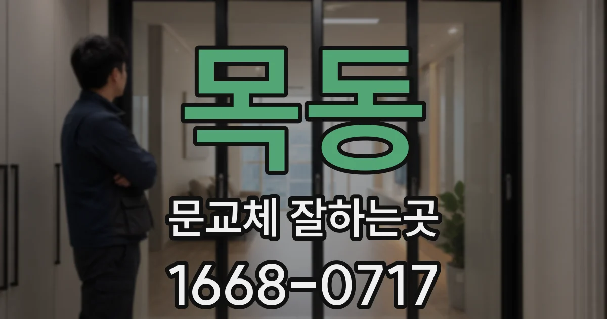 목동 문교체 잘하는곳