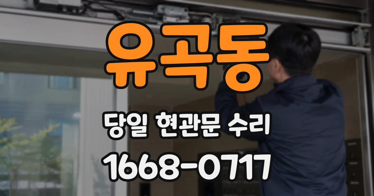 유곡동 당일 현관문 수리
