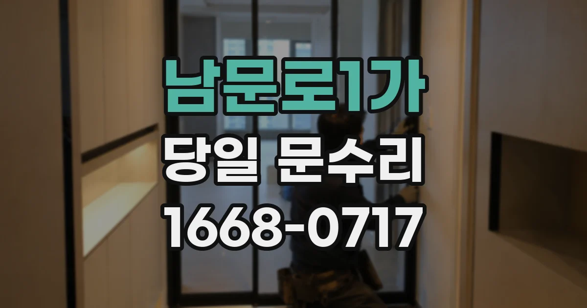 남문로1가 당일 문수리