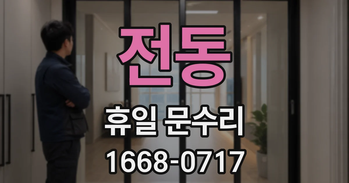 전동 휴일 문수리