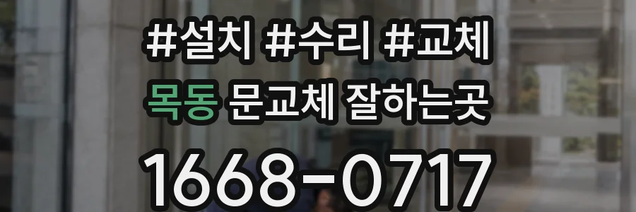 목동 문교체 잘하는곳