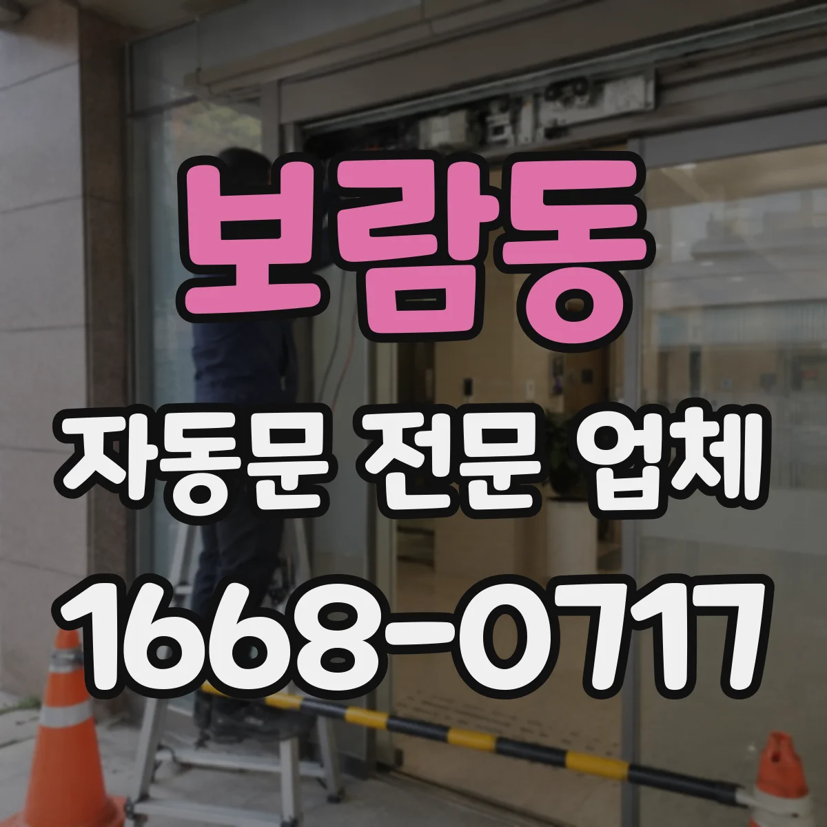 보람동 자동문 전문 업체