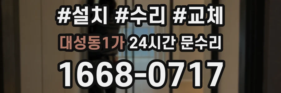 대성동1가 24시간 문수리
