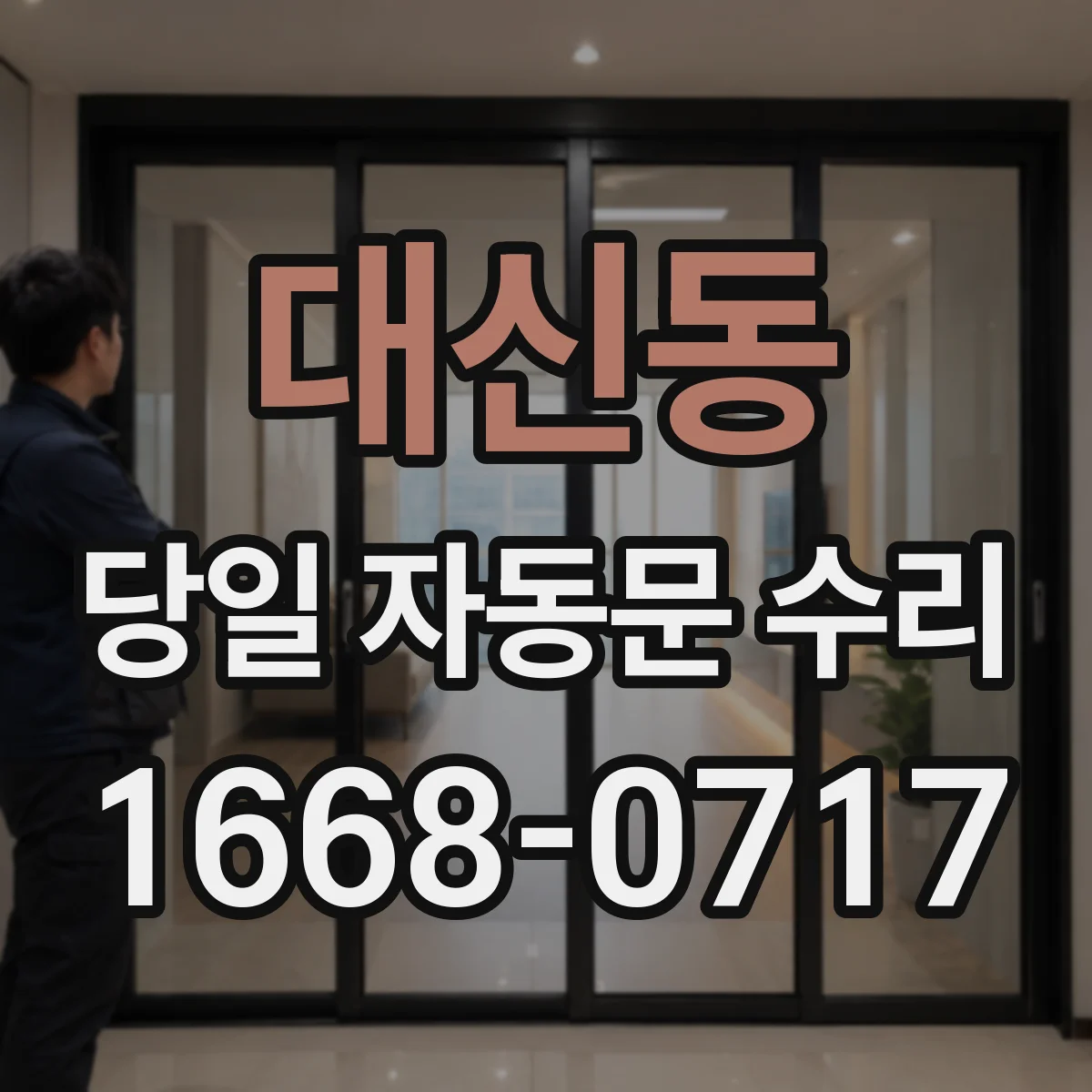 대신동 당일 자동문 수리