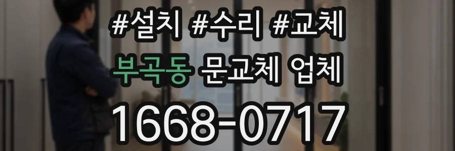 부곡동 문교체 업체